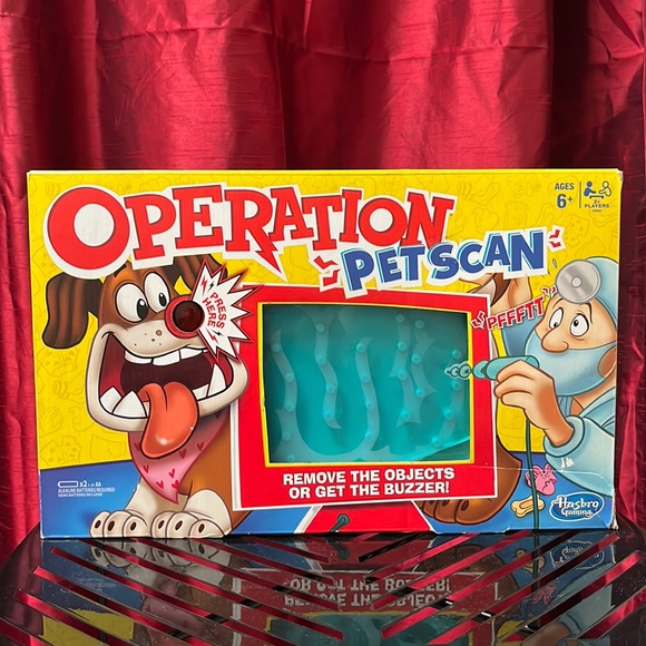Hasbro Toys Operation Pet Scan Board Game For Kids Vet Dog Medical